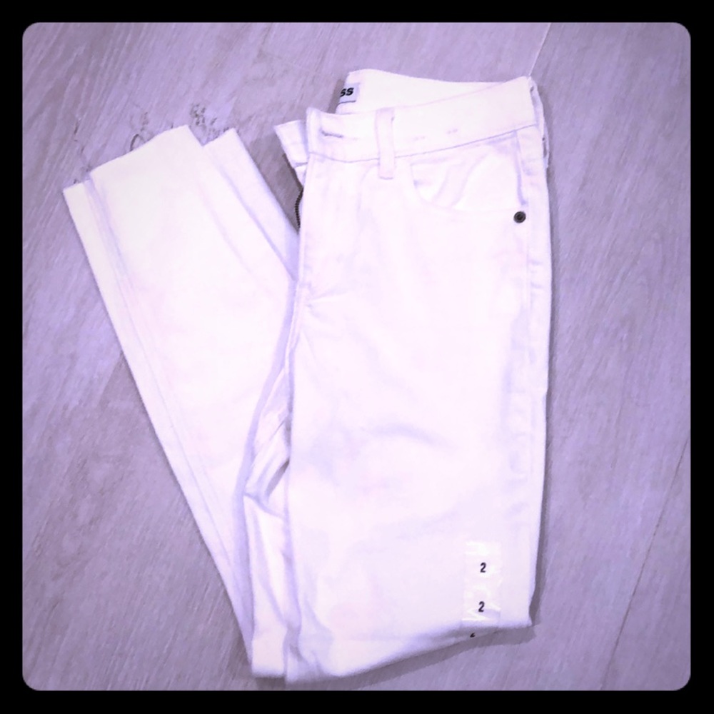 Express White  Skinny Jeans